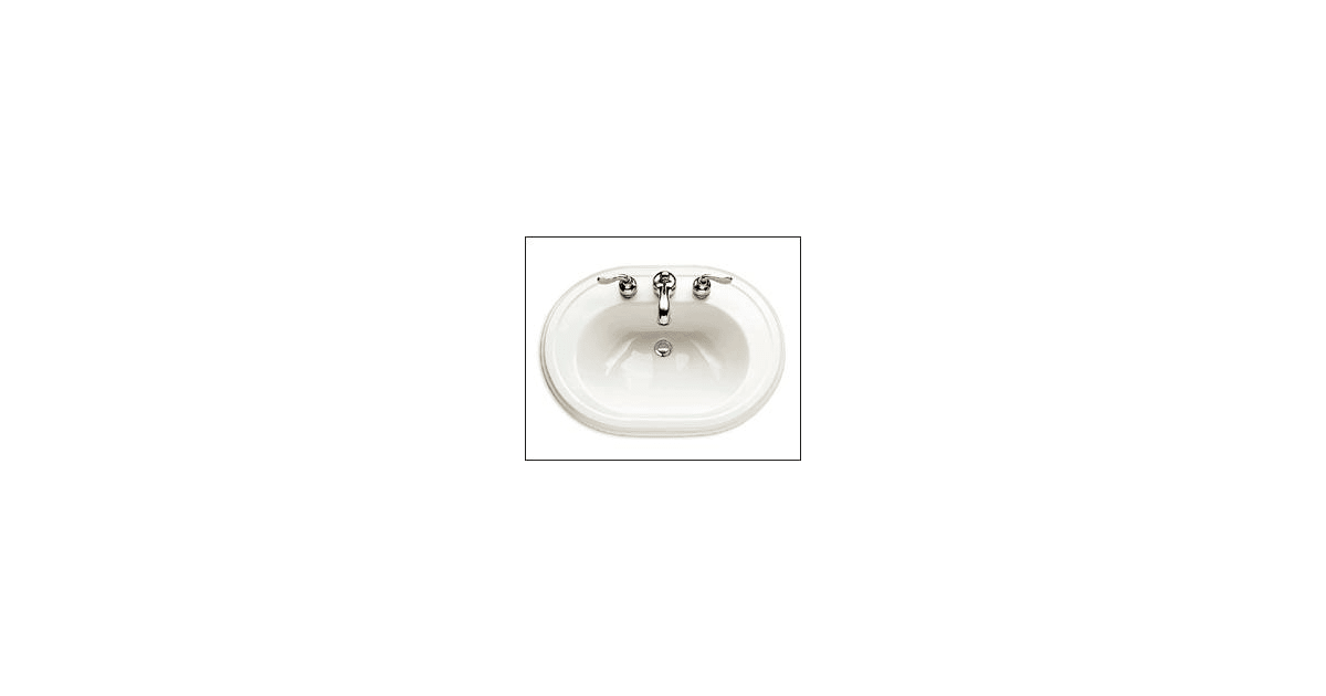 american standard a0643001020 studio self rimming bathroom sink