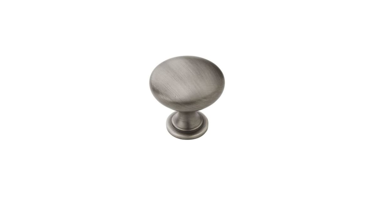 期間限定キャンペーン Inch 1-1/4 Edona BP53005AS Amerock Mushroom Knob Cabinet ジャケット・アウター