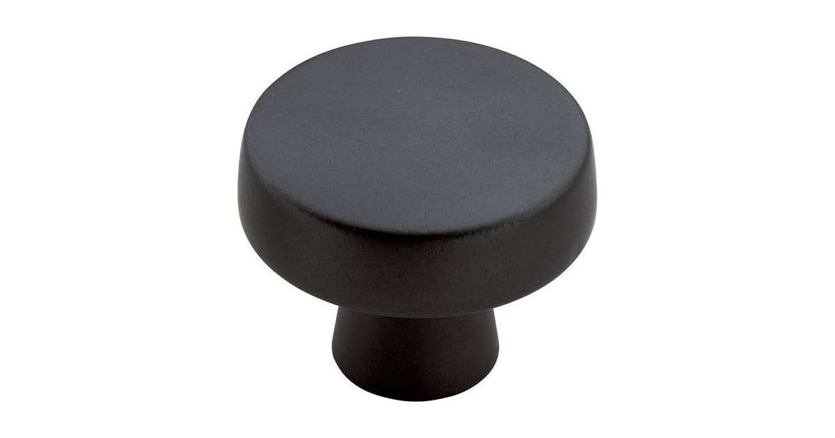 Amerock BP55272BBR Blackrock 1-5/8 Inch Mushroom Cabinet