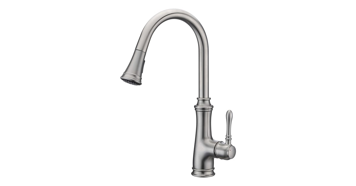 Anzzi KFAZ1131BN Luna 1.8 GPM Single Hole Kitchen Faucet