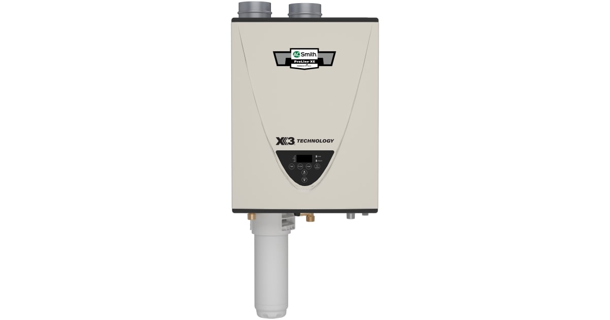 Scale Rx Tankless AO Smith ATI-540HX3-P 10 GPM 199,000 BTU 120 Volt Residential Indoor ...