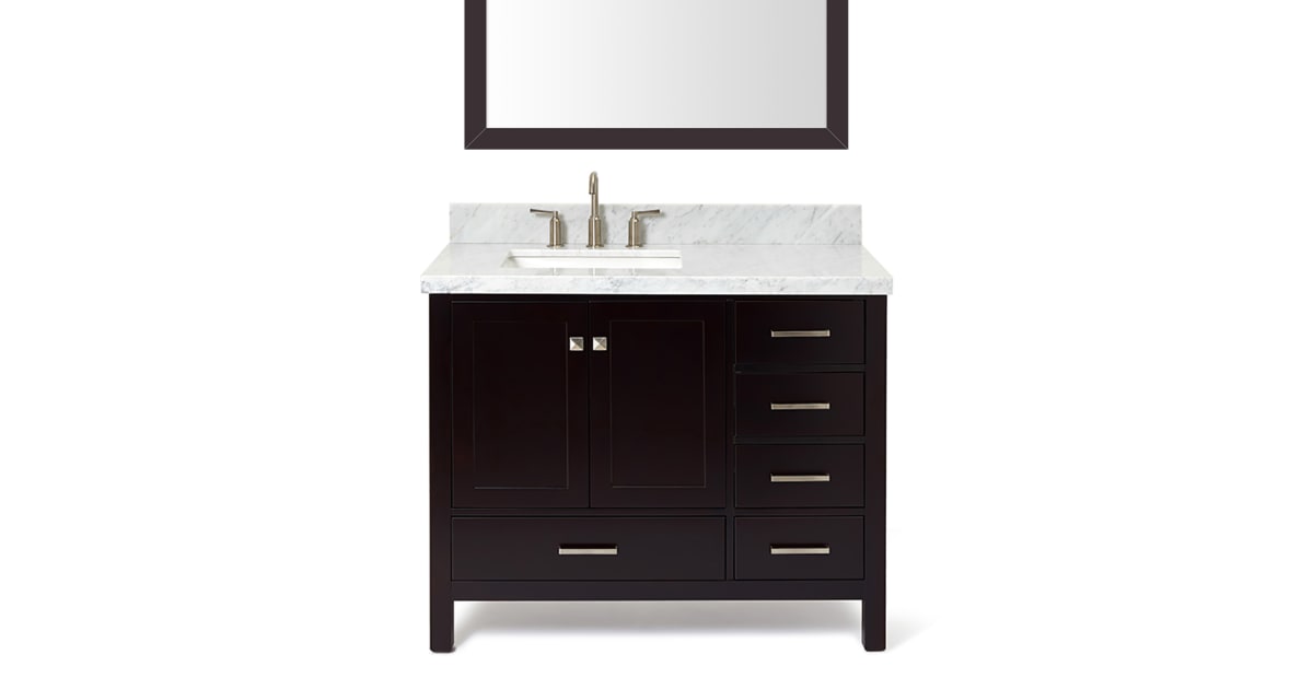 Ariel A043s L Cwr Esp Cambridge 43 Floor Build Com Ariel A043s L Cwr Esp Cambridge 43, 43 Inch Vanity Top With Left Offset Sink