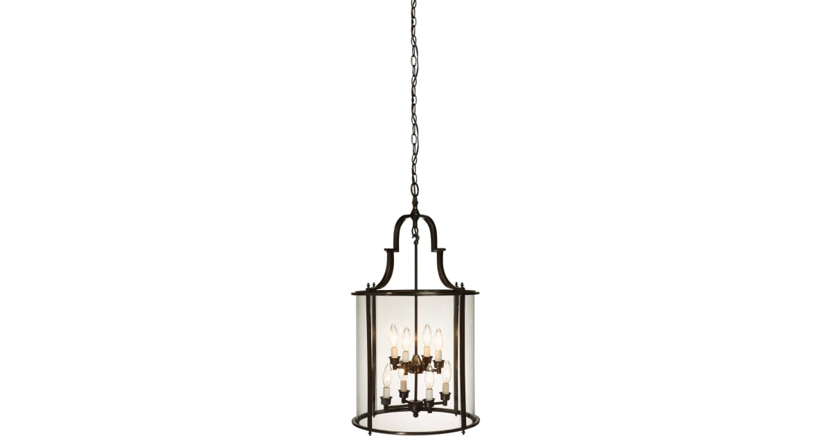 Artcraft Lighting AC1322BZ Manor 2-Tier Mini Chandelier with 8
