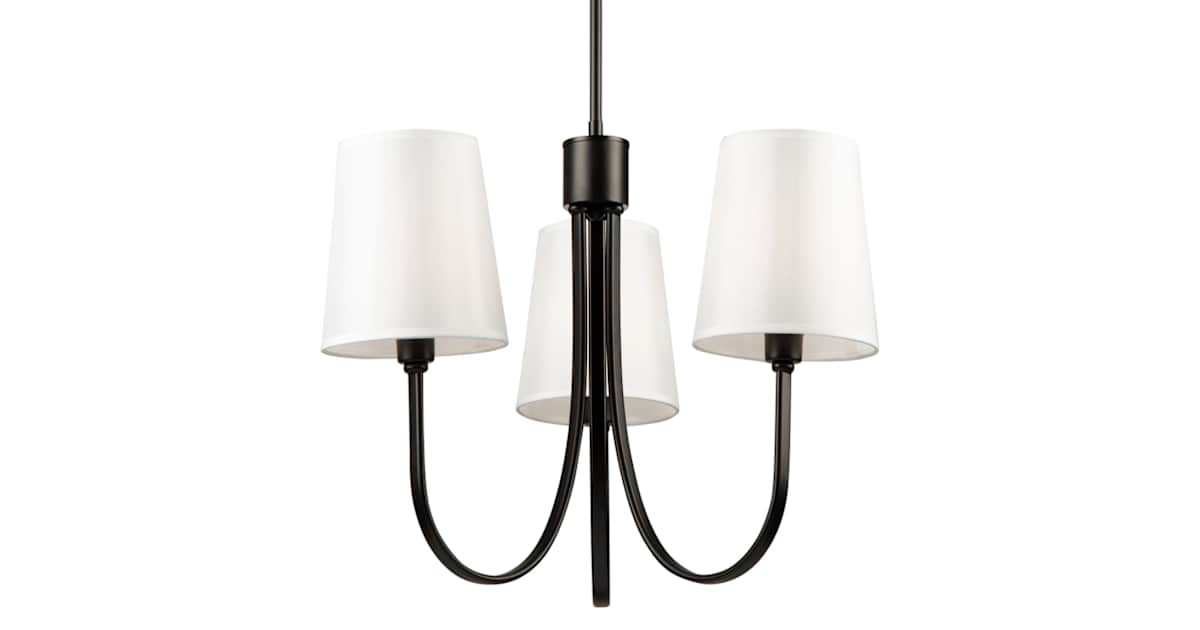 Artcraft Lighting SC13333BK Rhythm 3 Light 24" Wide Smart Chandelier ...