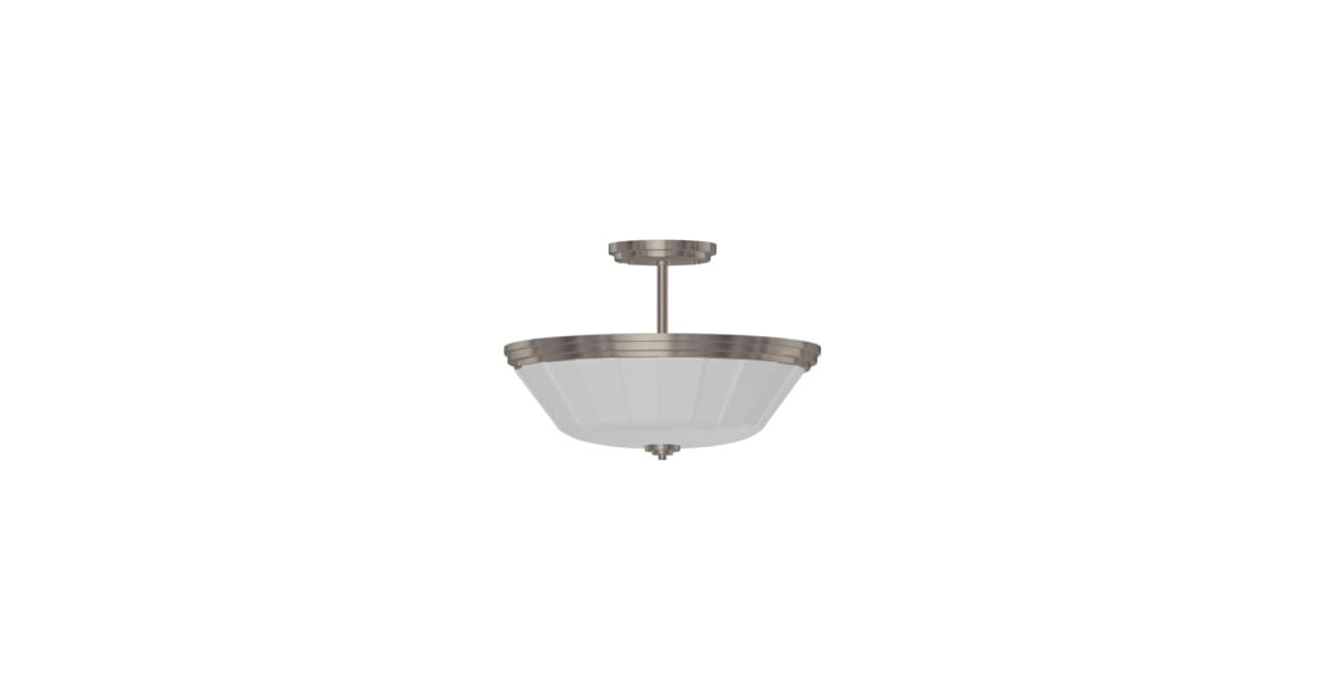 Artcraft Lighting AC4375CH 2 Light Semi-Flush Ceiling Fixture from the ...