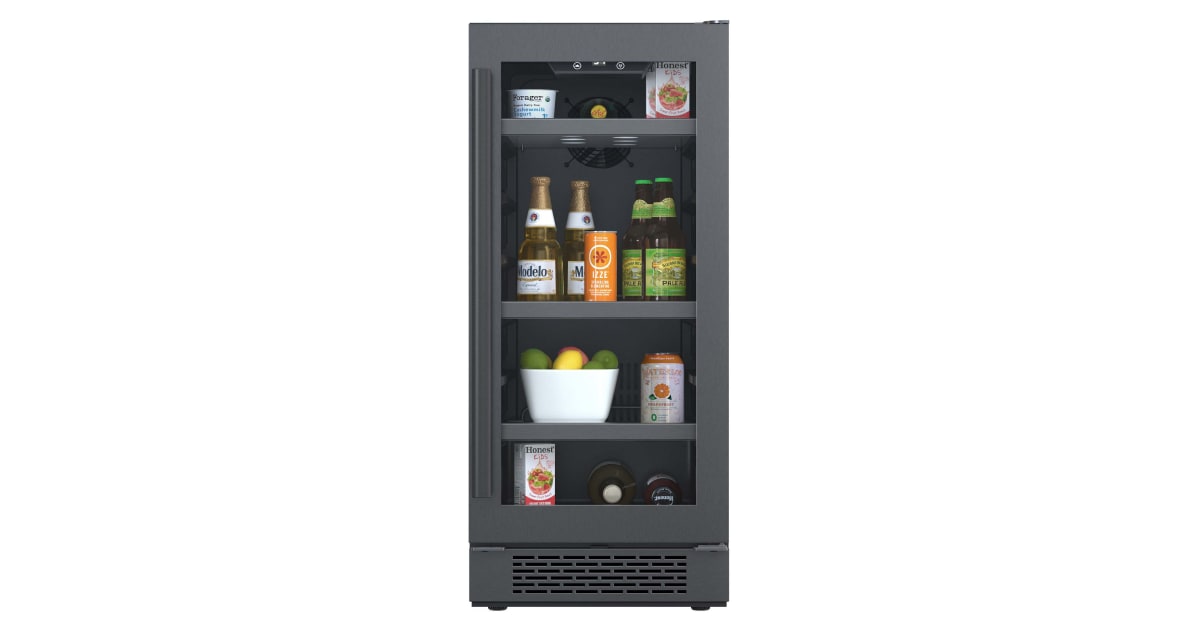 Avallon ABR151BLSS 15 Inch Wide 86 Can Beverage Center