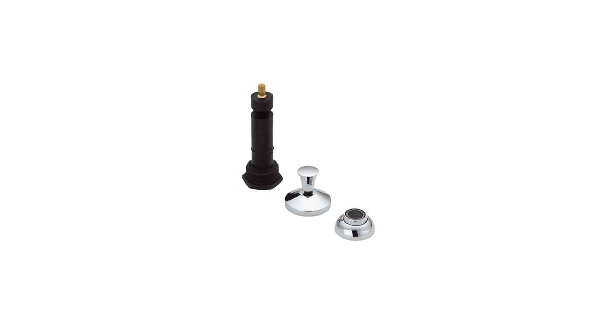 Axor 13224181 Vertical Bidet Rough In Valve with Vertical Spray, Less ...