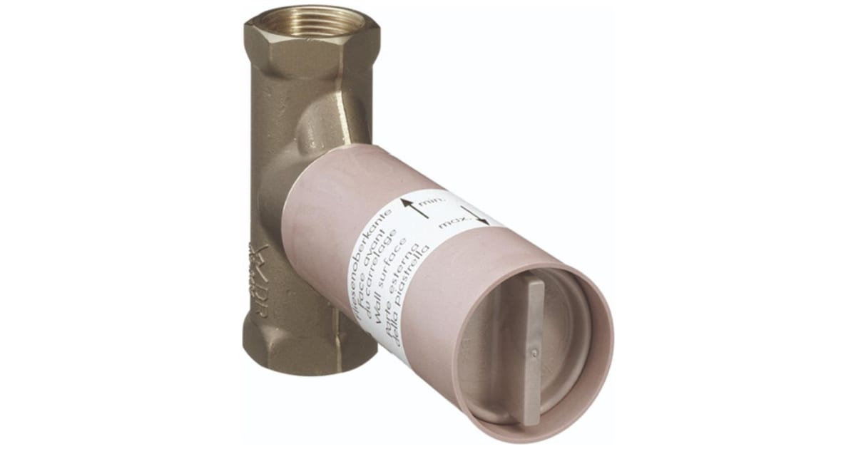 Axor 15974181 1/2 Inch Volume Control Rough In Valve - Engineered in ...