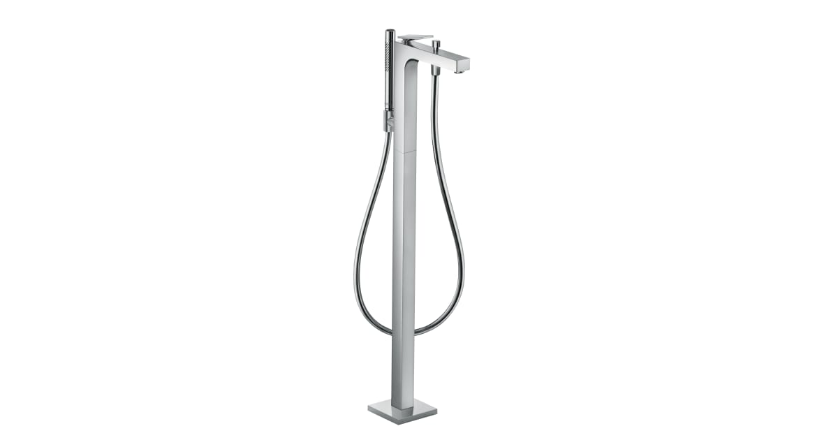 Axor 39440001 Citterio Floor Mounted Tub Filler with Built-In Diverter ...