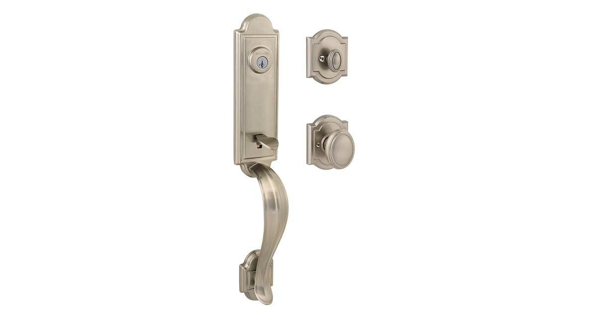 Baldwin 180AEHXCYKARB15SV1 Avendale Style Handleset with