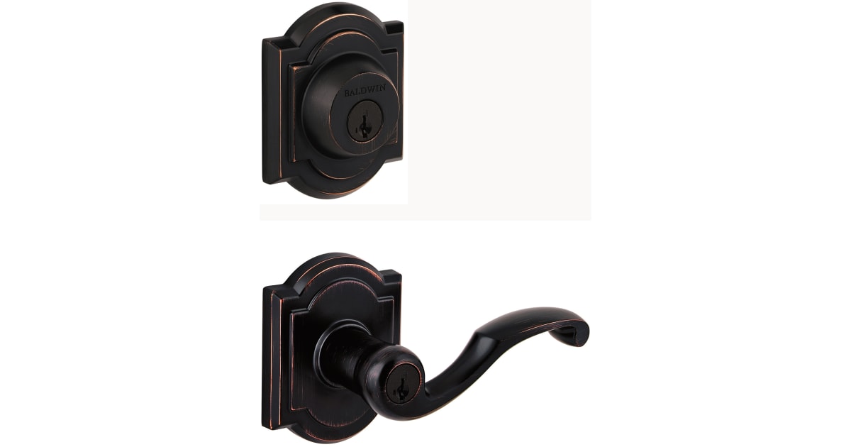 Baldwin 354MDLARB11PS-380ARB11PS Madrina Single Cylinder Keyed Entry ...