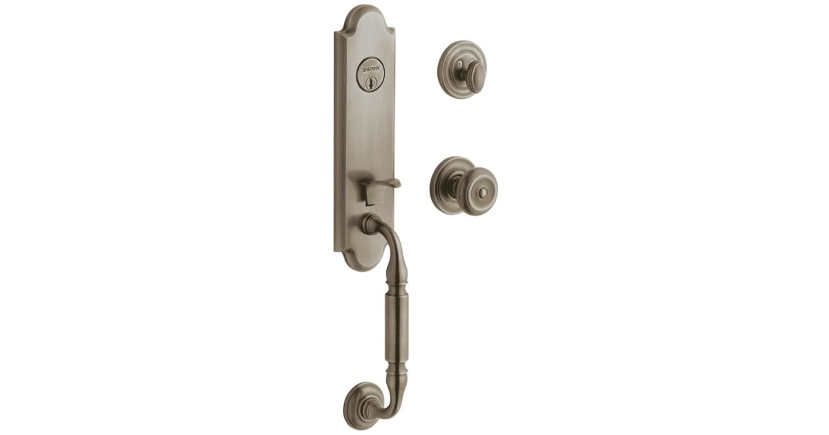 Baldwin 85370151ENTR Nantucket Single Cylinder Handleset