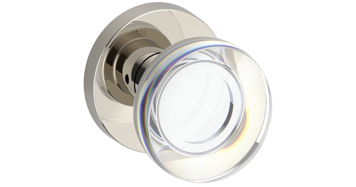Baldwin PSCCYCRR055 Contemporary Crystal Passage Door Knob