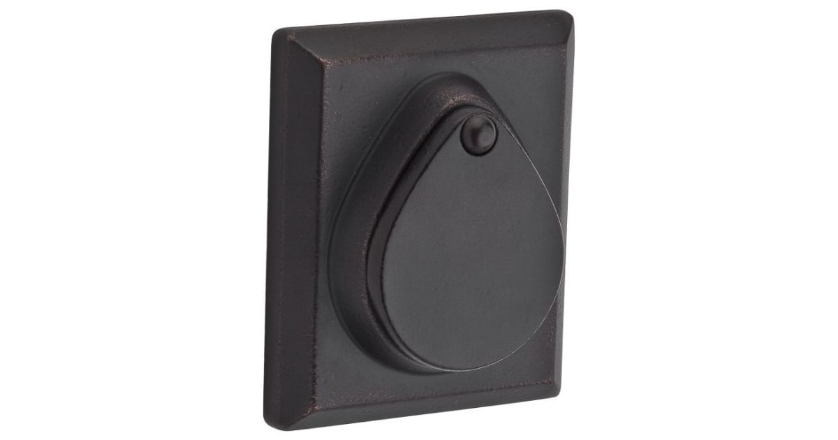 Baldwin SCRSD481S Rustic Square SmartKey Single Cylinder
