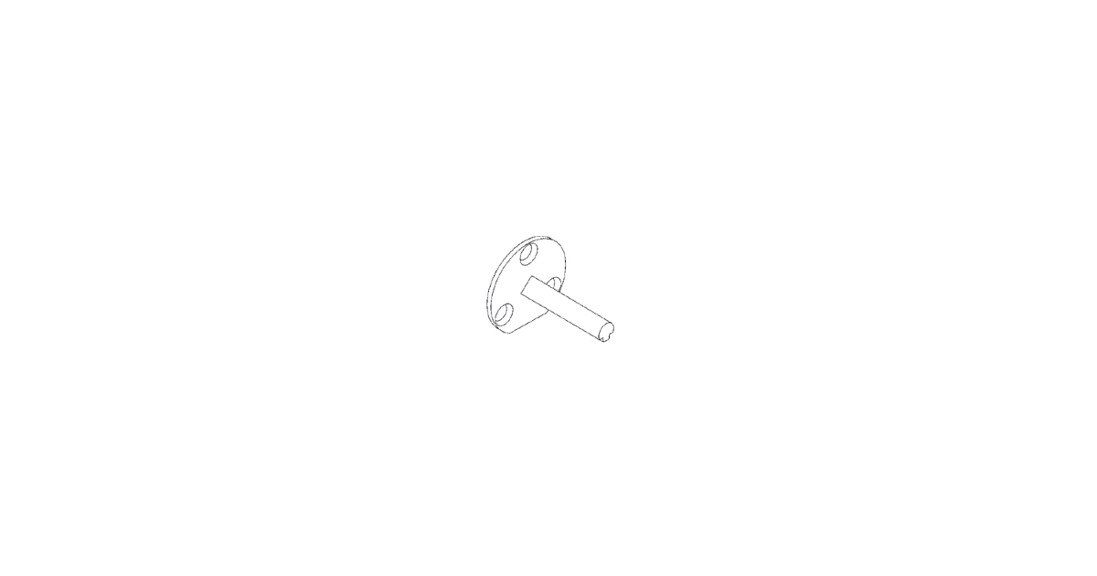 Baldwin 5092004 Half Dummy Spindle for Most Escutcheons | Build.com