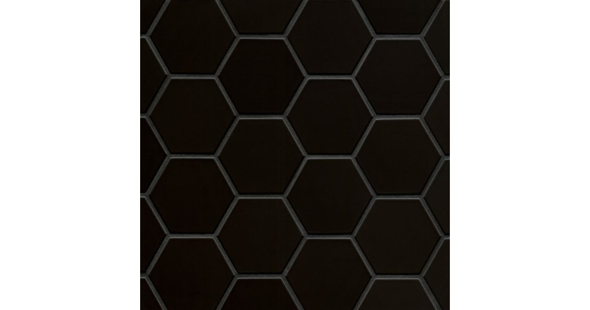 Bedrosians DECHEDBLASM54M Hedron 4" x 5" Hexagon Wall