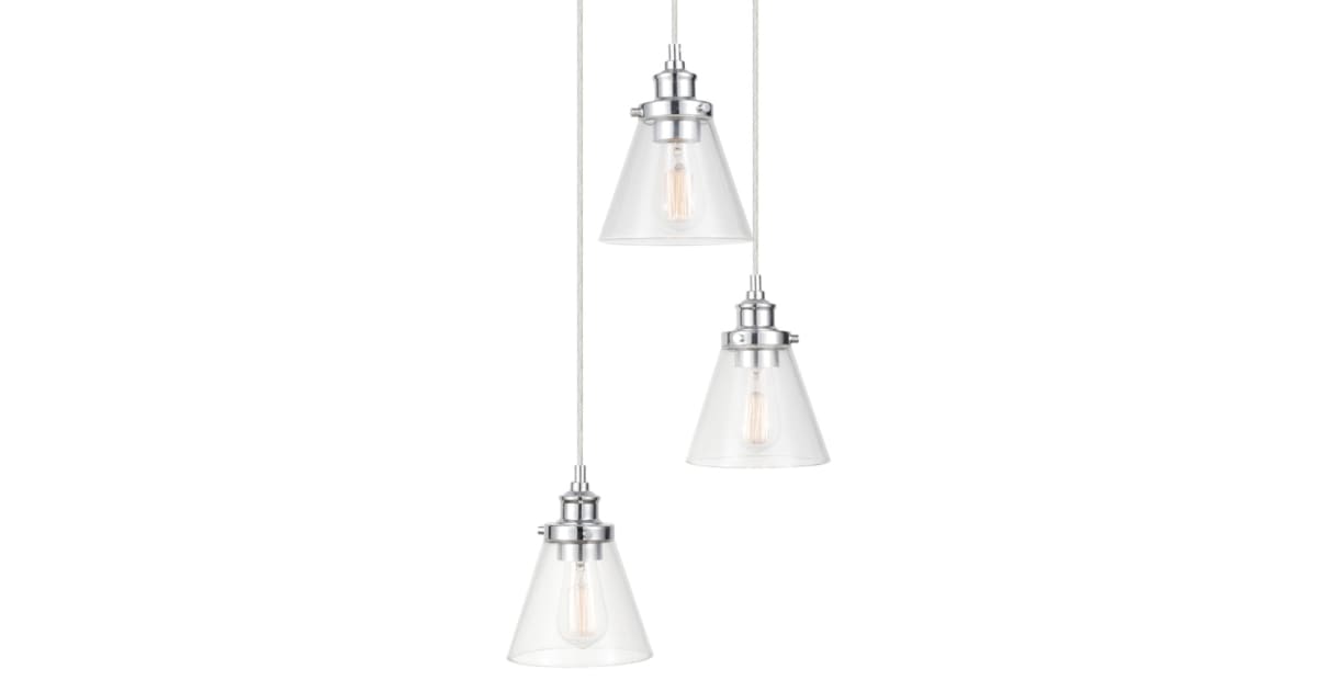 Bellevue GBP93281CH 3 Light 12" Wide LED Multi Light