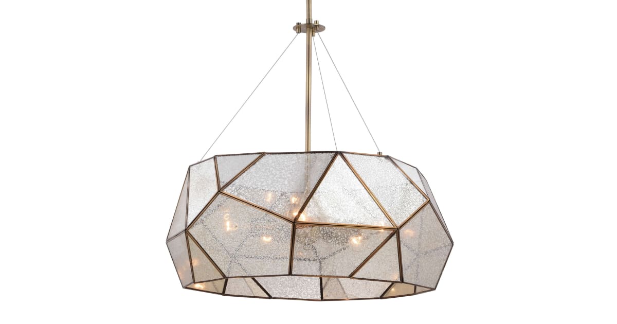 Bellevue VXCH52615AGBR Evelyn 5 Light 24" Wide Chandelier