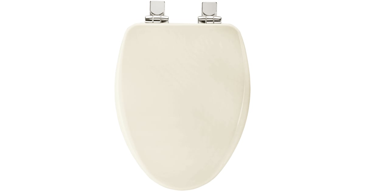 Bemis 19170CHSL 346 Elongated Toilet Seat with Chrome