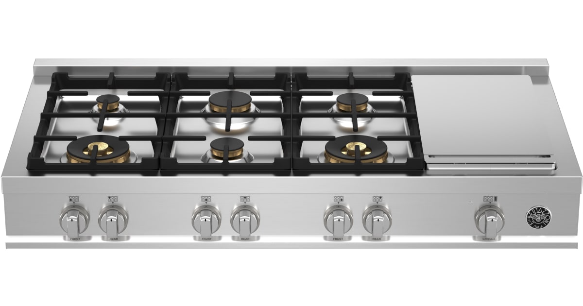Thermador Professional 48 GAS Rangetop-Stainless Steel-PCG486WD
