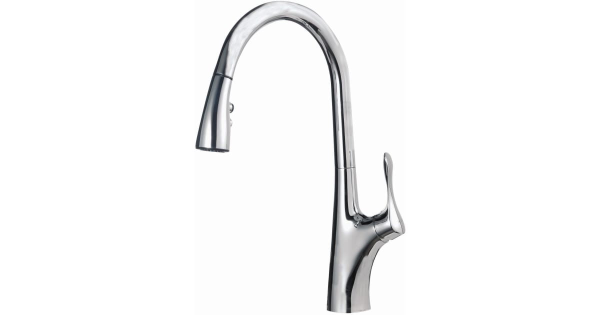 Blanco 441508 Napa 1.8 GPM Single Hole Pull Down Kitchen Faucet ...