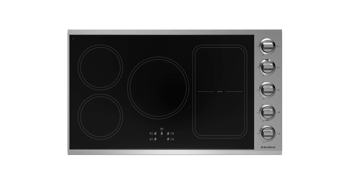 BlueStar BSP36INDCKT Cooktop Series 36 Inch Wide 5 Burner