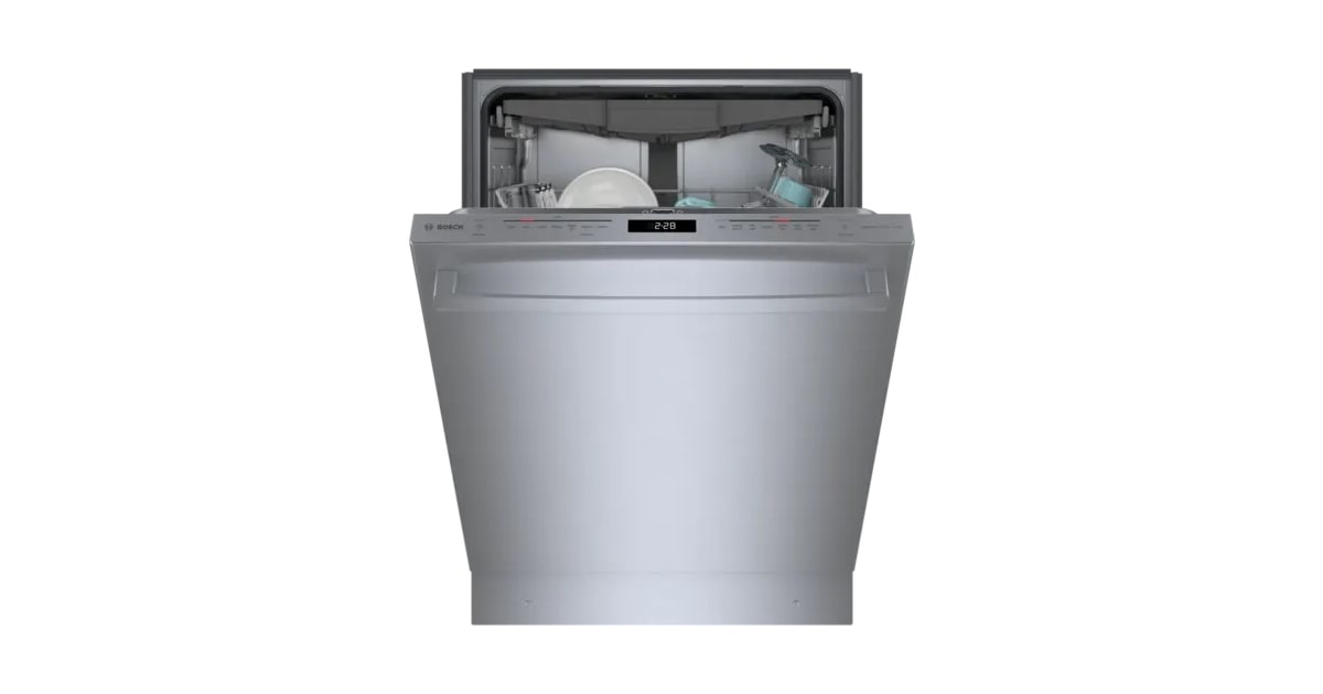 Bosch 800 Series Top Control Towel Bar Handle Dishwasher, Stainless Steel  Tub, CrystalDry Technology, Ultra Quiet 42 dBa