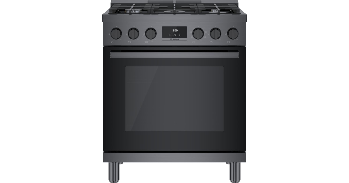 Bosch black stainless range top