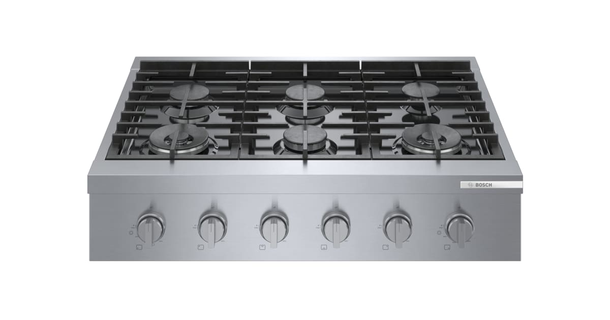 Bosch RGM8658UC 36 Inch Wide 6 Burner Gas Rangetop Build