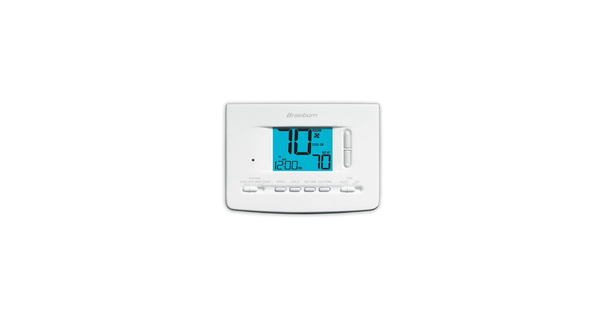 Braeburn BRA2220 Digital 5/2 Programmable Thermostat with