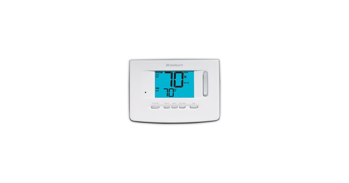 Braeburn BRA3220 Digital NonProgrammable Thermostat with