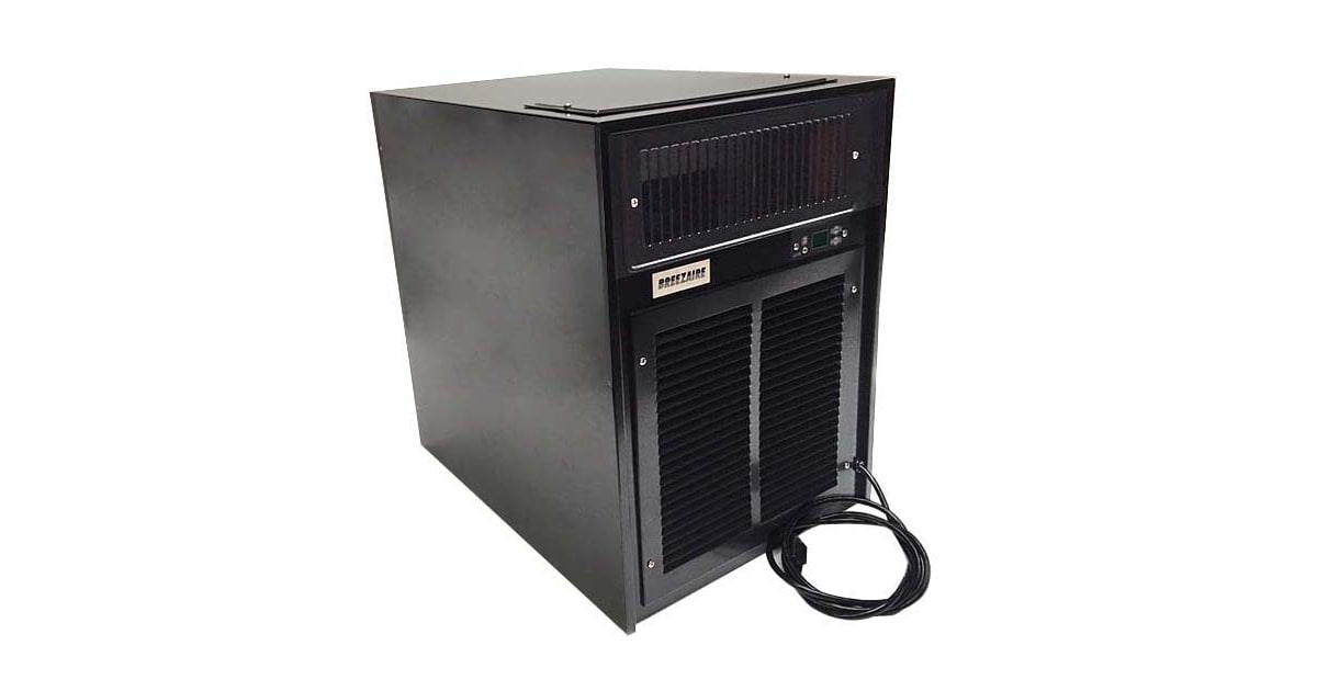 Breezaire WKL8000BLKSS Wine Cooler Unit w/ Sentry III