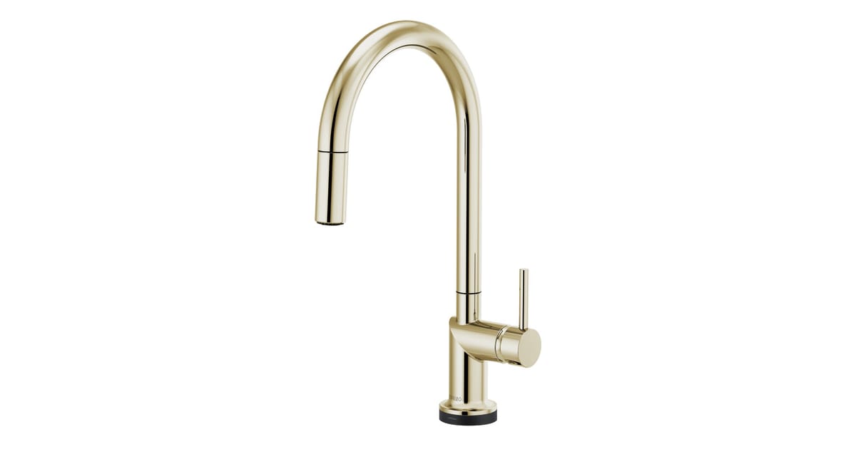 Robinet De Cuisine Brizo Odin – 64375LF-SLLHP – 1,8 GPM – Finition Luxe Steel – Sans Poignée (neuf)
