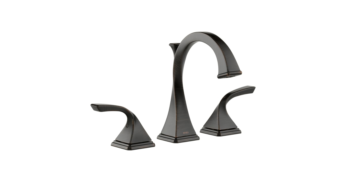 Brizo 65330LF-RB-ECO Virage 1.2 GPM Widespread Bathroom Faucet