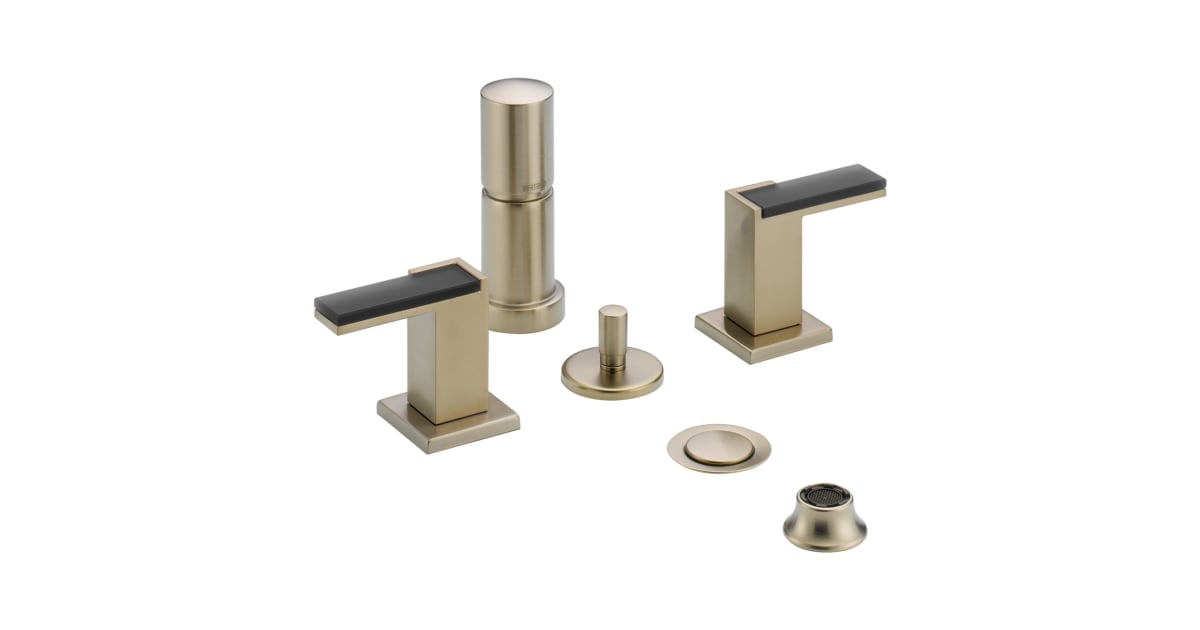 Brizo 68480BNLHP Bidet Faucet with 4Hole Installation