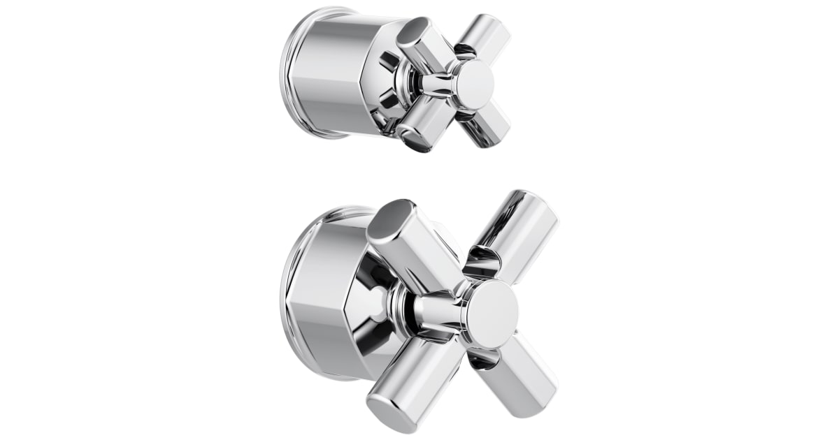 【パブロ】 Brizo HX75P76-PC Invari Pressure Balance Valve Trim Cross Handle