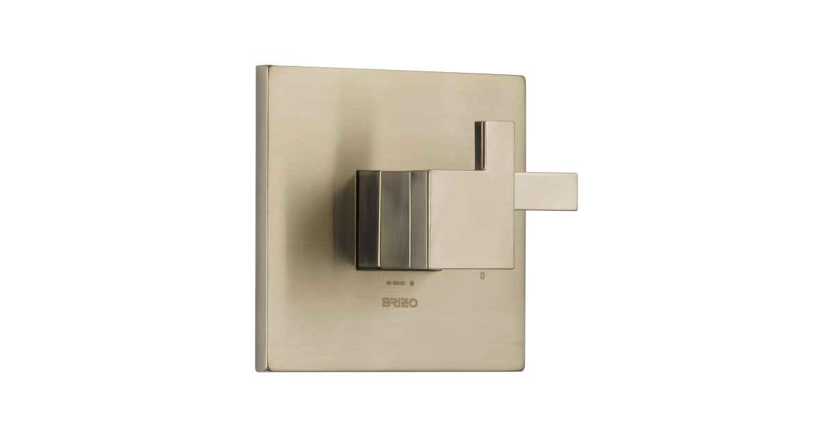 Brizo T60080-BN Siderna Thermostatic Valve Trim Only with Integrated ...