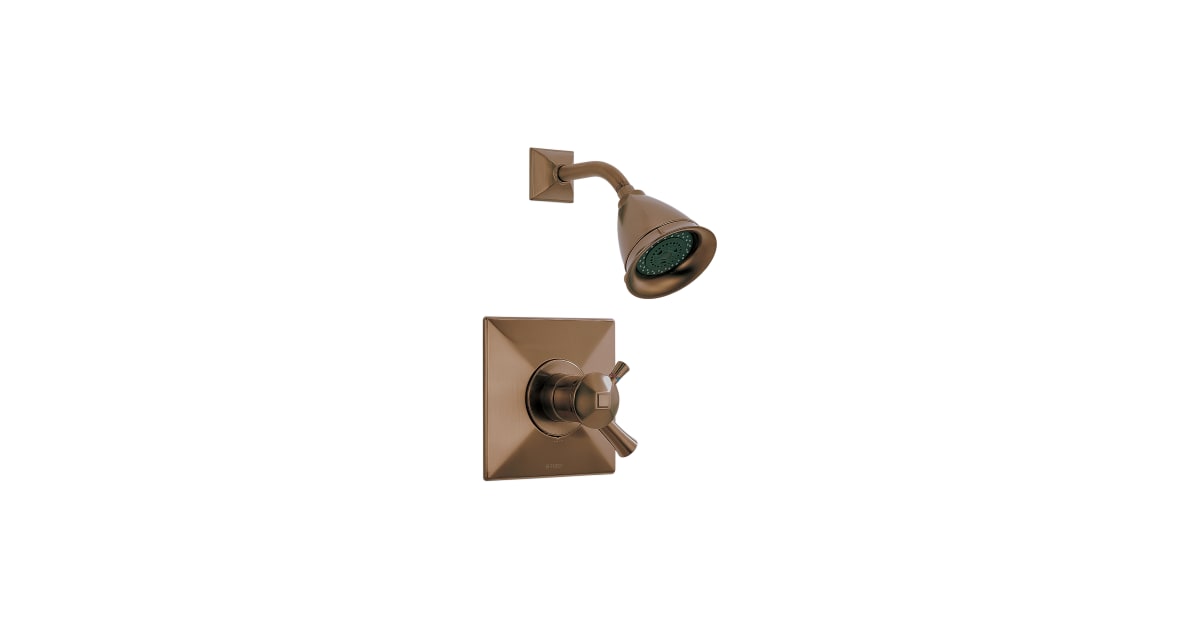 Brizo T60240BZ Shower Valve Trim Double Handle Less Valve