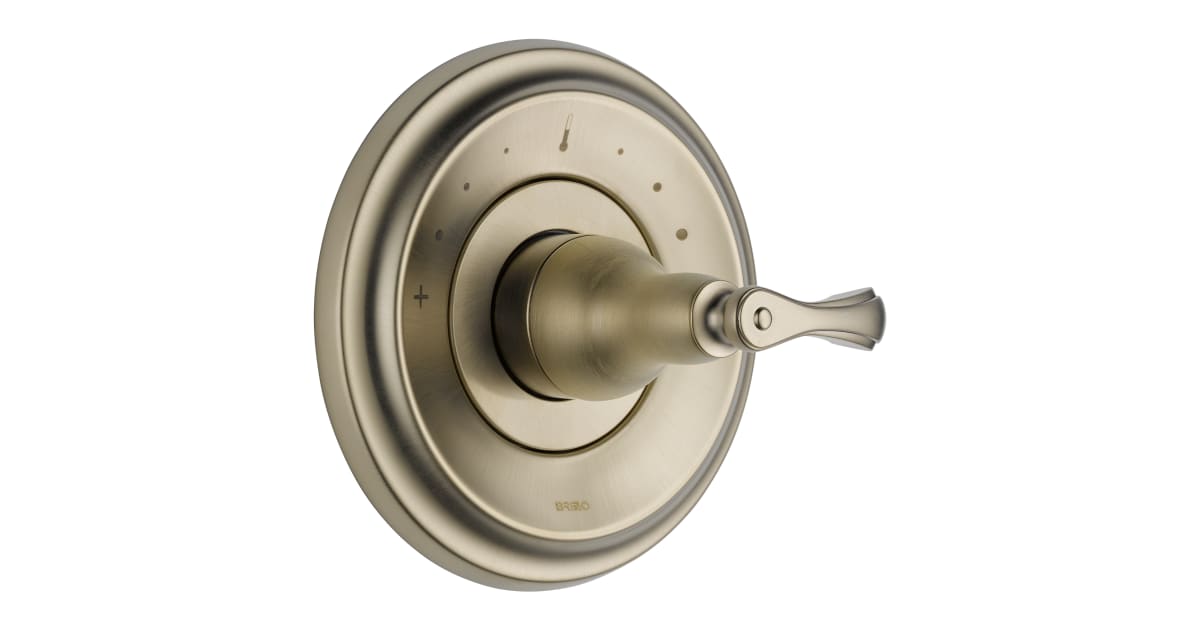 Brizo T66T085-BN Charlotte Sensori Thermostatic Mixing Valve Trim and ...