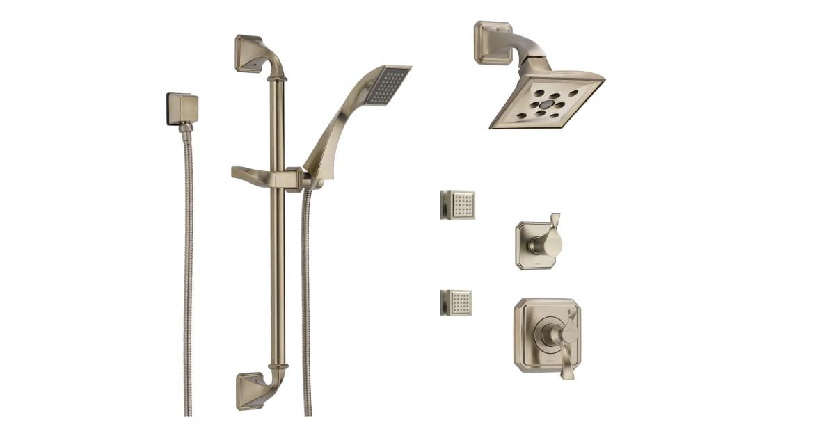 Brizo BV1145BN Thermostatic Shower System with Rain