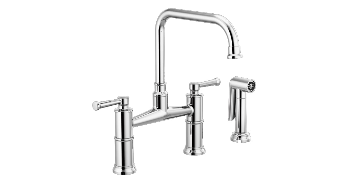 Brizo 62525LFPC Artesso Bridge Kitchen Faucet