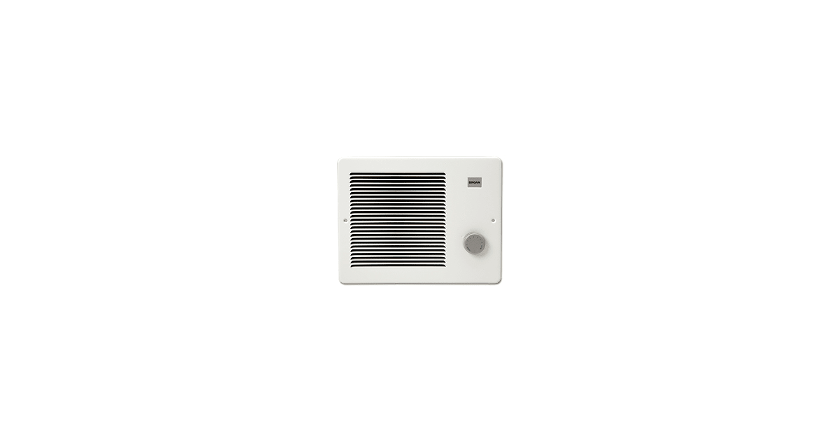 Broan 170 Wall Heater with BuiltIn Thermostat, 1000W