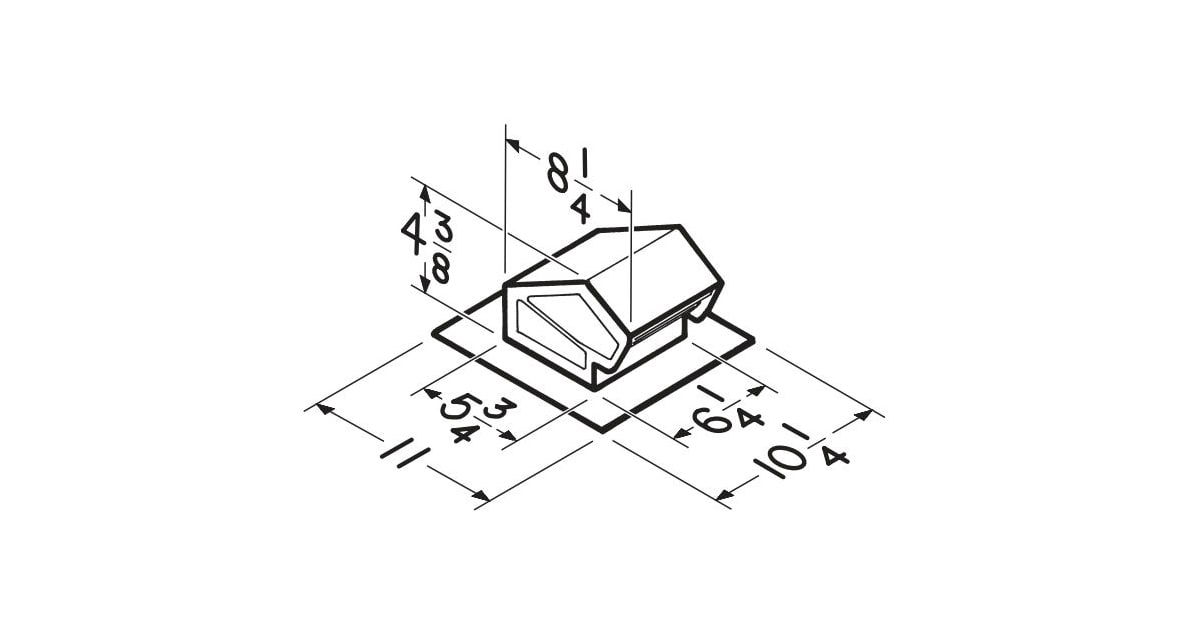 Broan 636AL 3" or 4" Round Duct Aluminum Roof Cap with