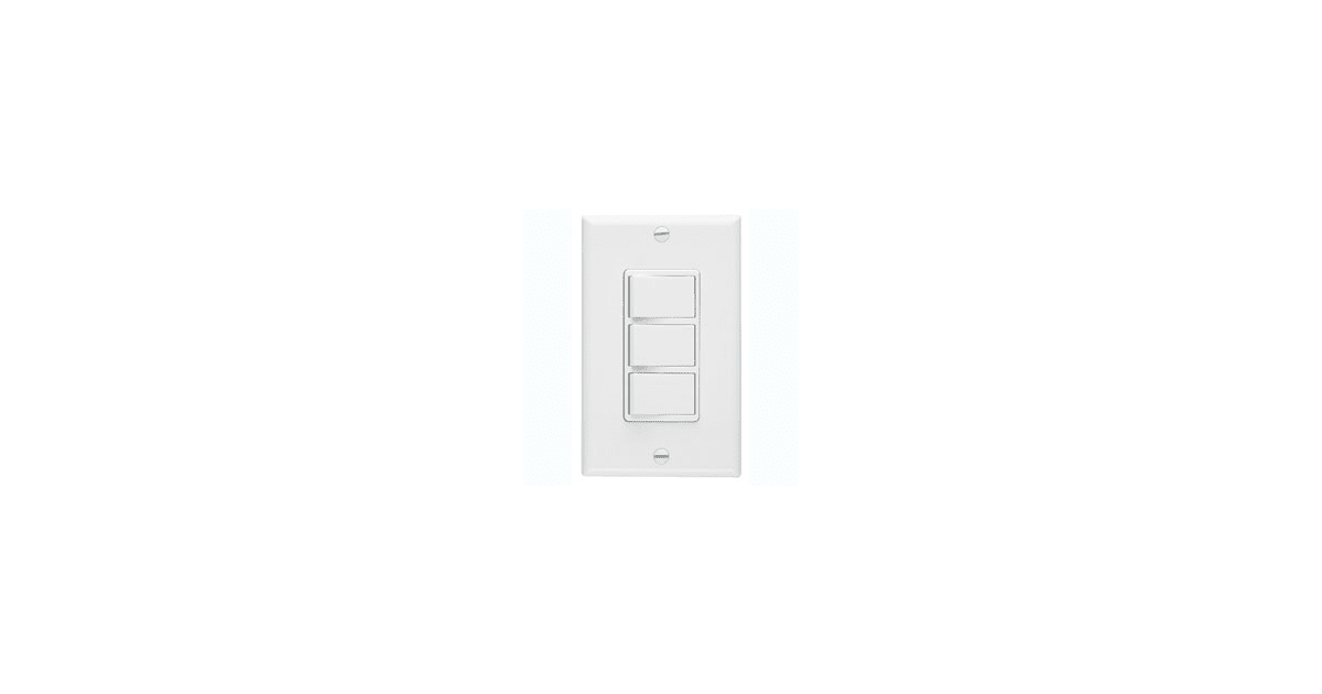 Broan 66W 3 Function Rocker Switch - White | Ferguson Home