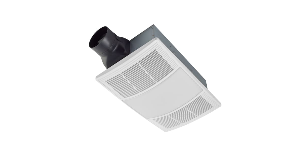 Broan 100hl ventilation fan with light and heater on sale