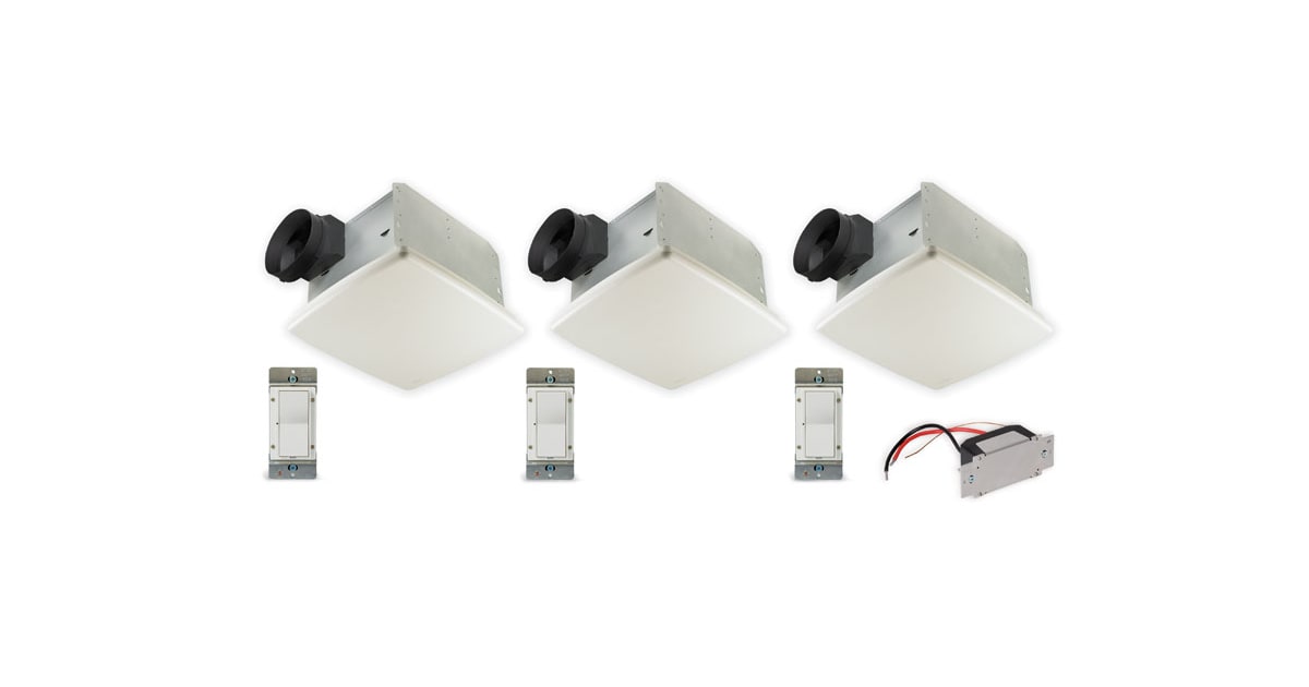 Broan SMSK103 Three Fan SmartSense Intelligent Ventilation