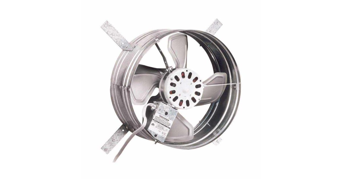Broan 35316 Gable Mounted Attic fan, 1600 CFM