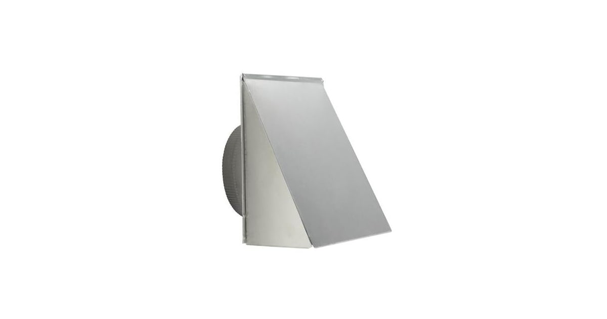 Broan 610FA 10 Inch Round Aluminum Fresh Air Inlet Cap