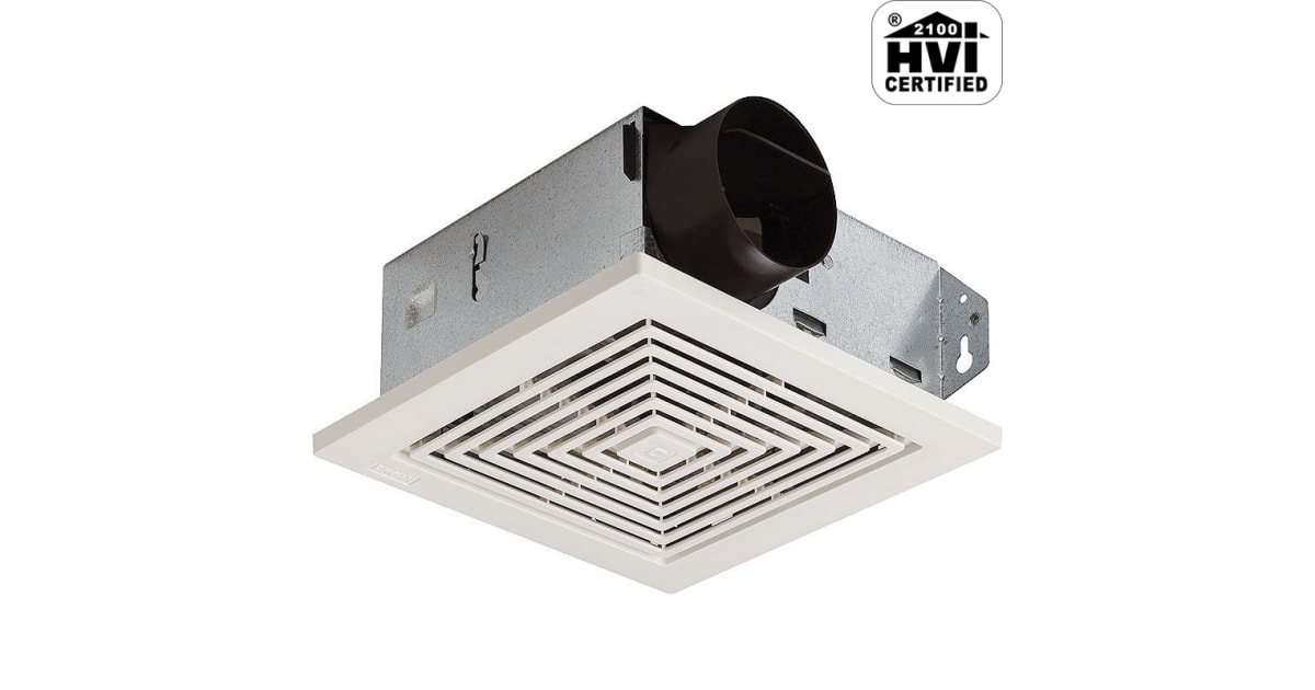 Broan 670 50 CFM 3.5 Sone Ceiling or Wall Mounted HVI