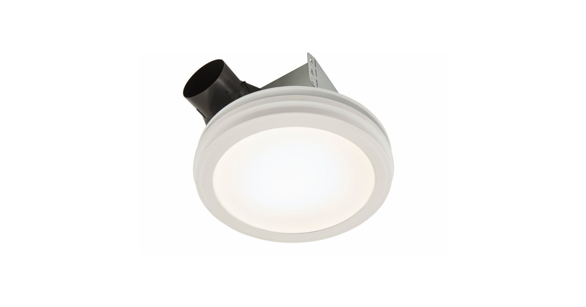 Broan AER80LWH 80 CFM 0.8 Sone Ceiling Mounted Exhaust Fan